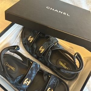 Chanel sandals.